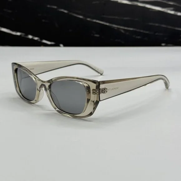 NEW SAINT LAURENT SL593 003 BEIGE WOMEN SUNGLASSES SAINT  display picture 1